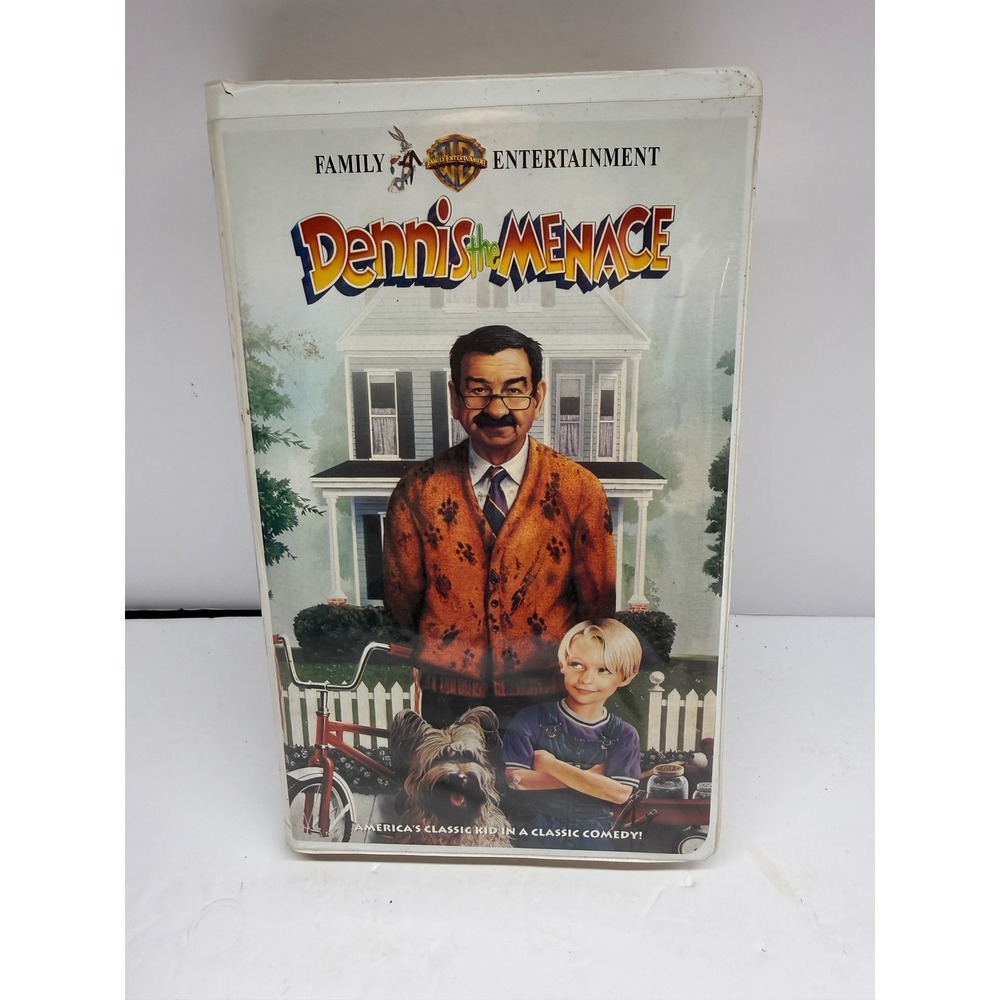 Dennis the Menace VHS 1993 Warner Home Video Walter Matthau Clamshell Case